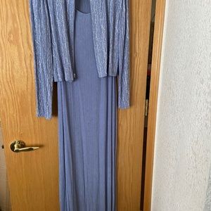 Dress lavender long jacket dress